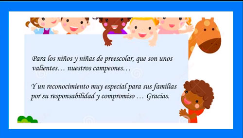Saludo de las profesoras de preescolar Colegio Nueva Colombia Saludo de las profesoras de preescolar Colegio Nueva Colombia