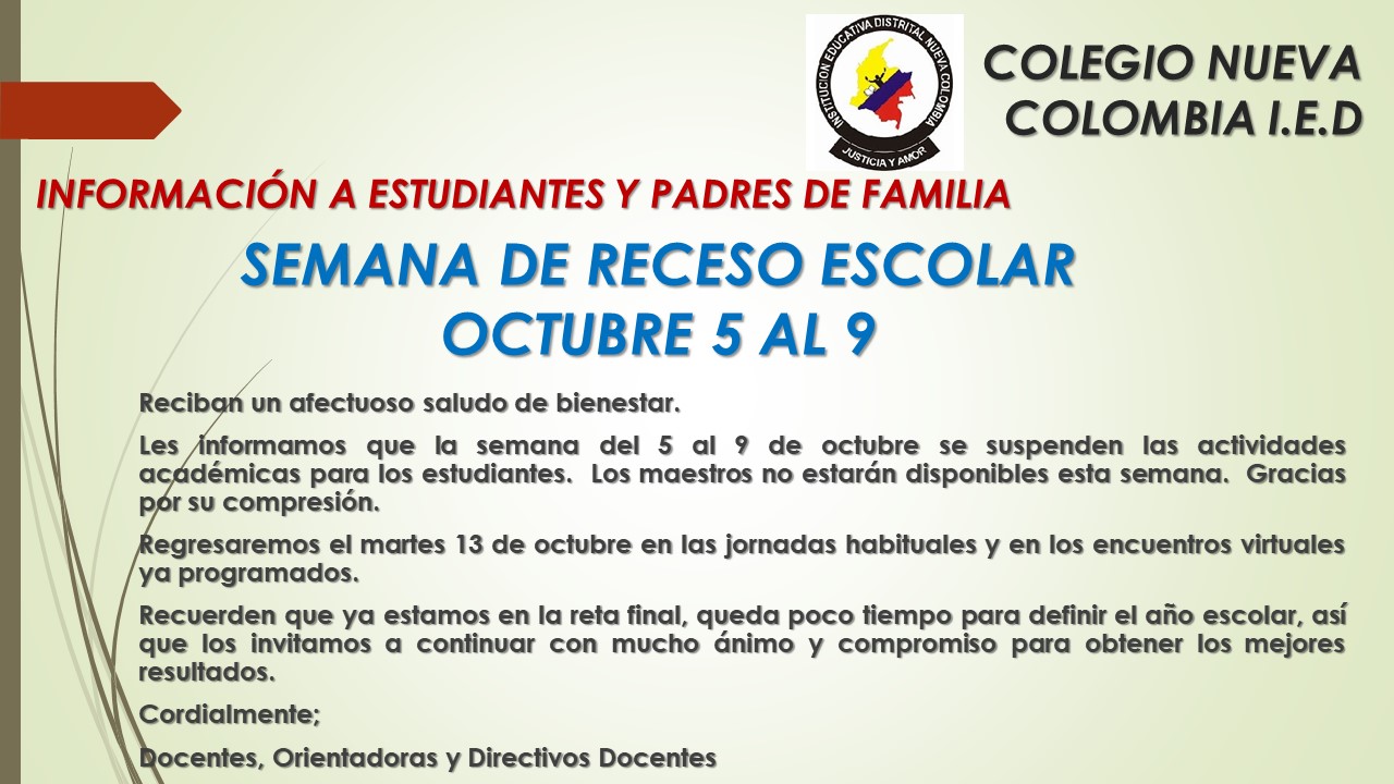 MSM DE RECESO ESCOLAR