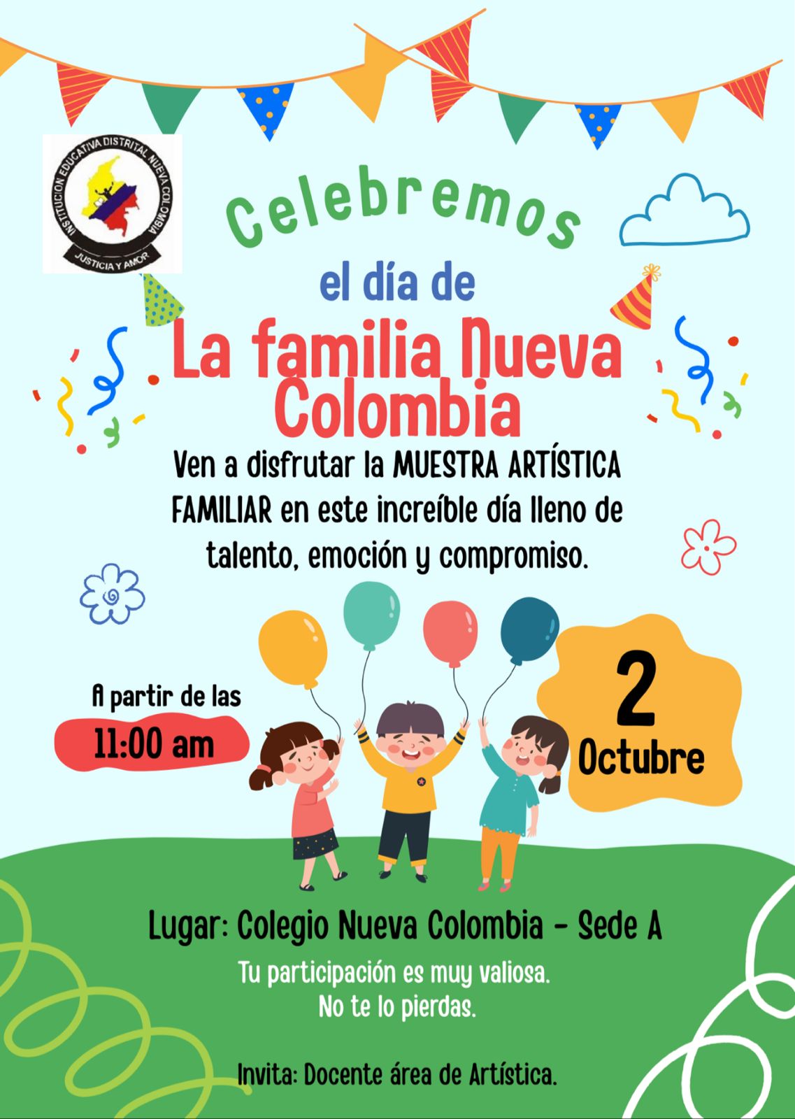 Festival artístico en Suba: la infancia habla con arte y transforma comunidad